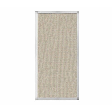 Versare Hush Panel Configurable Cubicle Partition 2' x 4' Sand Fabric 1850216